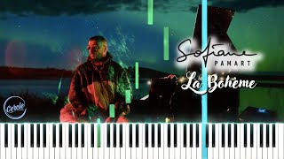 LA BOHEME  SOFIANE PAMART Live version for Cercle  Sheets  Piano Tutorial [upl. by Rolyat]