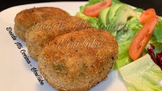 CROQUETAS DE ATÚN  Facil y Deliciosas   DESDE MI COCINA by Lizzy [upl. by Namra70]