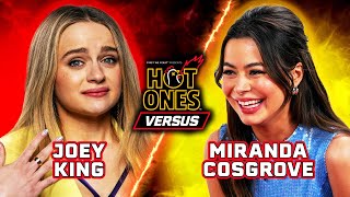 Joey King vs Miranda Cosgrove  Hot Ones Versus [upl. by Croydon]