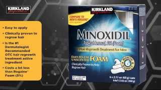 Minoxidil 5 Kirkland SUA Foam how to use [upl. by Arikihs402]