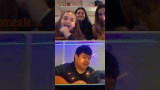 FRANCIS KAREL Serenade Strangers In OMEGLE singing subscribe trending ometv fyp omegle [upl. by Arrak]