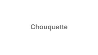 How to Pronounce quotChouquettequot [upl. by Kalvn478]