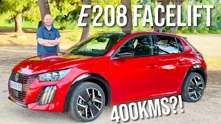 Peugeot e208 2024 review  First look at the facelift 208 [upl. by Cohla]