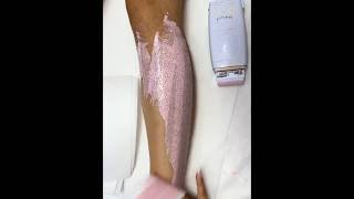 smooth waxing 🥰 shorts satisfying waxing wax asmr [upl. by Howey]