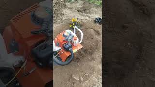 rotavator made gardening soo easytools garden rotavator [upl. by Ogram]