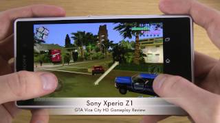 GTA Vice City Sony Xperia Z1 HD Gameplay Review [upl. by Irrem]