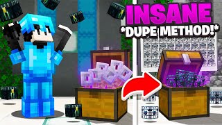 INSANE CRATE KEY DUPING METHOD 20000 KEYS  Minecraft OP Skyblock  FadeCloud 3 [upl. by Pheni250]