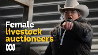 Australias pioneering young female livestock auctioneers  Landline  ABC Australia [upl. by Lebaron563]