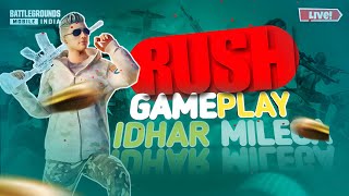 RANK PUSH NO NOO ONLY RUSH GAMEPLAY HOGA AAJ Gulsher Is Live Bgmi [upl. by Nilram]