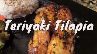 Teriyaki Tilapia  Beginner Pescatarian Recipe  Last Minute Meals 🤷‍♀️😋 [upl. by Mcmullan]