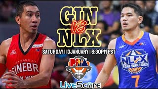 🔴PBA LIVE  GINEBRA VS NLEX  LIVE SCOREBOARD amp PLAY BY PLAY  COMMENTARY [upl. by Eico558]