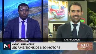 Automobile  les ambitions de Neo Motors avec Nassim Belkhayat [upl. by Krucik]