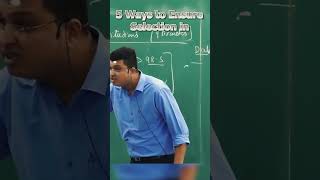 5 Ways to Ensure Selection in JEENEET 😨MotionNVSir shorts study motivation jee neet nvsir [upl. by Rennob864]