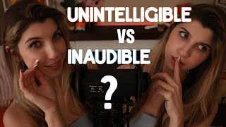 I finally tried quotUnintelligiblequot Whispers always did Inaudible ASMR [upl. by Llehcor]