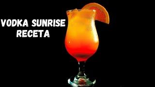 Vodka Sunrise  Receta Facil Con Vodka [upl. by Querida814]