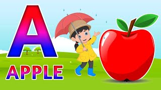 ABC Phonics Song for Toddlers  A for Apple  Nursery Rhymes  ABC Song  Alphabet song for kids [upl. by Ardna222]