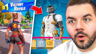 1 FORTNITE WIN  YOU WIN SKINS  BATTLE PASS [upl. by Atlee664]