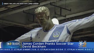 James Corden Pranks David Beckham [upl. by Amada]