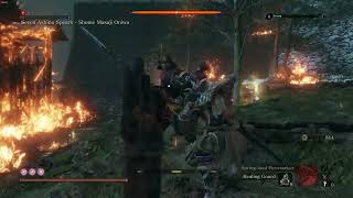 Shume Masaji Oniwa Boss Fight  Sekiro Shadows Die Twice Gameplay [upl. by Etac590]