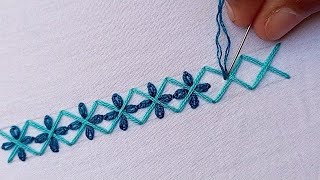 Attractive Embroidery Stitches for BeginnersNew Embroidery [upl. by Gale805]