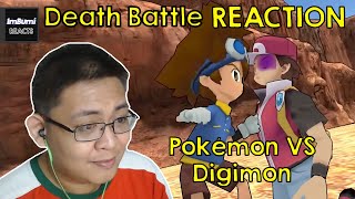 Charizard VS Agumon Pokémon VS Digimon  Death Battle  ImBumi Reaction [upl. by Nuncia901]