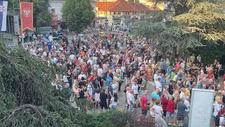 Valjevo protiv Rio Tinta Uživo protest [upl. by Alejandrina]