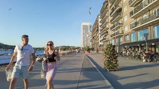 Summer Evening in Stockholm Sweden  Kungsholmen Walking Tour [upl. by Gherlein]