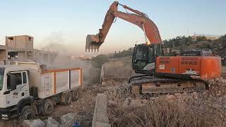 Hitachi 350 Excavator Loading a Truck  Impressive Power on the Job Sitequot [upl. by Hilly394]