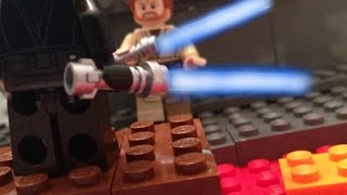 Lego Star Wars  Anakin Skywalker vs ObiWan Kenobi Battle of the Heroes [upl. by Freemon]