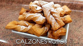 RECETA DE CALZONES ROTOS ¡Súper fácil  Come como príncipe [upl. by Dosi162]