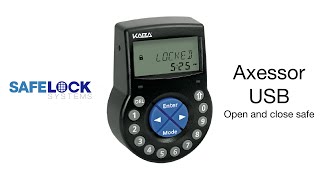 Axessor USB open and close safe [upl. by Friedlander301]