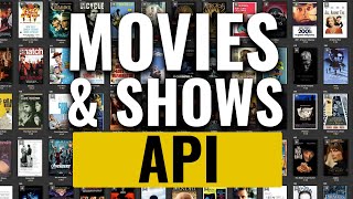 Easy way to get data from Movies amp TV Shows with IMDB API and RapidAPI [upl. by Giarc]