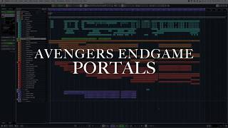 Avengers Endgame  Portals RemakeMockup by KBS Kasyap with MIDI in description [upl. by Ecnedurp]