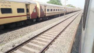 HIGH SPEED line in indian Railway PASSENGER TRAIN WAP4 [upl. by Eliott]