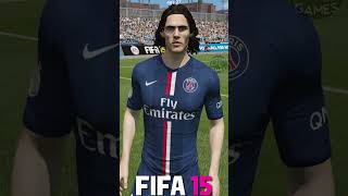 Edinson Cavani FIFA evolution 1024 shorts eafc24 fc24 fifa cavani cabj psg napoli [upl. by Dody]