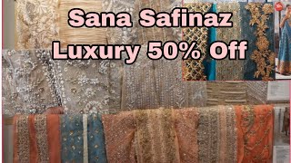 Sana Safinaz sale 50 OFF Sale 2024 🔥 Sanasafinaz Sale On New Collection 2024 🔥 [upl. by Attelrahs]