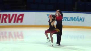 01112 Finlandia Trophy 2015 Laurence FOURNIER BEAUDRY  Nikolaj SORENSEN SD FinTrophy15 [upl. by Fidellas]