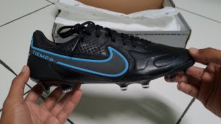 Nike Tiempo Legend 9 Elite Unboxing amp First impression [upl. by Aznecniv]