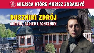 DUSZNIKI ZDRÓJ MUZEUM PAPIERNICTWA PARK ZDROJOWY I KOLOROWE FONTANNY CO ZOBACZYĆ ATRAKCJE [upl. by Eiramesor]