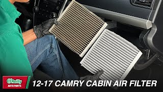 How To Change the Cabin Air Filter in a 2012 to 2017 Toyota Camry [upl. by Yrgoerg]