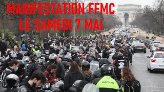 Samedi 7 mai manifestation FFMC contre les ZFE et le stationnement payant à Paris   YAM PARIS 15 [upl. by Yrrehs]