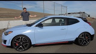 The 2019 Hyundai Veloster N Is a Thrilling Hot Hatchback [upl. by Ardyth]