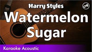 Harry Styles  Watermelon Sugar SLOW karaoke acoustic [upl. by Alurd]