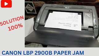 canon lbp 2900  canon lbp 2900b paper jam problem  how to fix canon printer paper jam [upl. by Rossie]