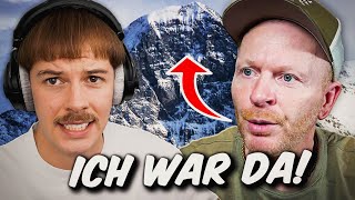 Ich war bei der EIGERNORDWAND von Stefan 😨🏔️ Satter Hugo Reaction [upl. by Acirred]