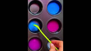 Asmr Strange color mixing recipes colormixing paintmixing satisfyingart colors colorlovers [upl. by Eisset]