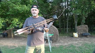 2 PERFECTLY TUNED LIGHT POUNDAGE RECURVE BOWS [upl. by Tracay]