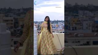 I Made my dream ethnic outfit 😍 shorts trending navratri viralvideo fashion gown sewing [upl. by Auohs143]