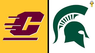 Central Michigan Chippewas vs Michigan State Spartans Prediction  Week 1 College Football  9123 [upl. by Ari670]