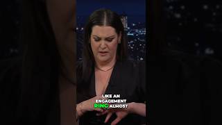 Melanie Lynskey didnt know she got engaged 😂 celebrity shorts [upl. by Ynnaej72]